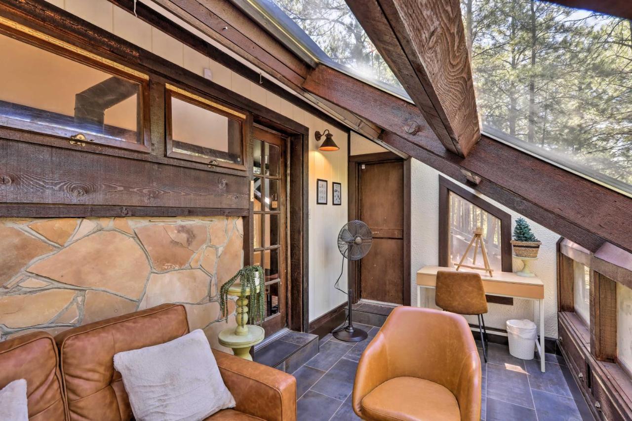 Woodsy Flagstaff Hideaway With Deck And Sunroom! Mountainaire Dış mekan fotoğraf